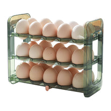 Load image into Gallery viewer, 3-Layer Flip Fridge Door Egg Holder
