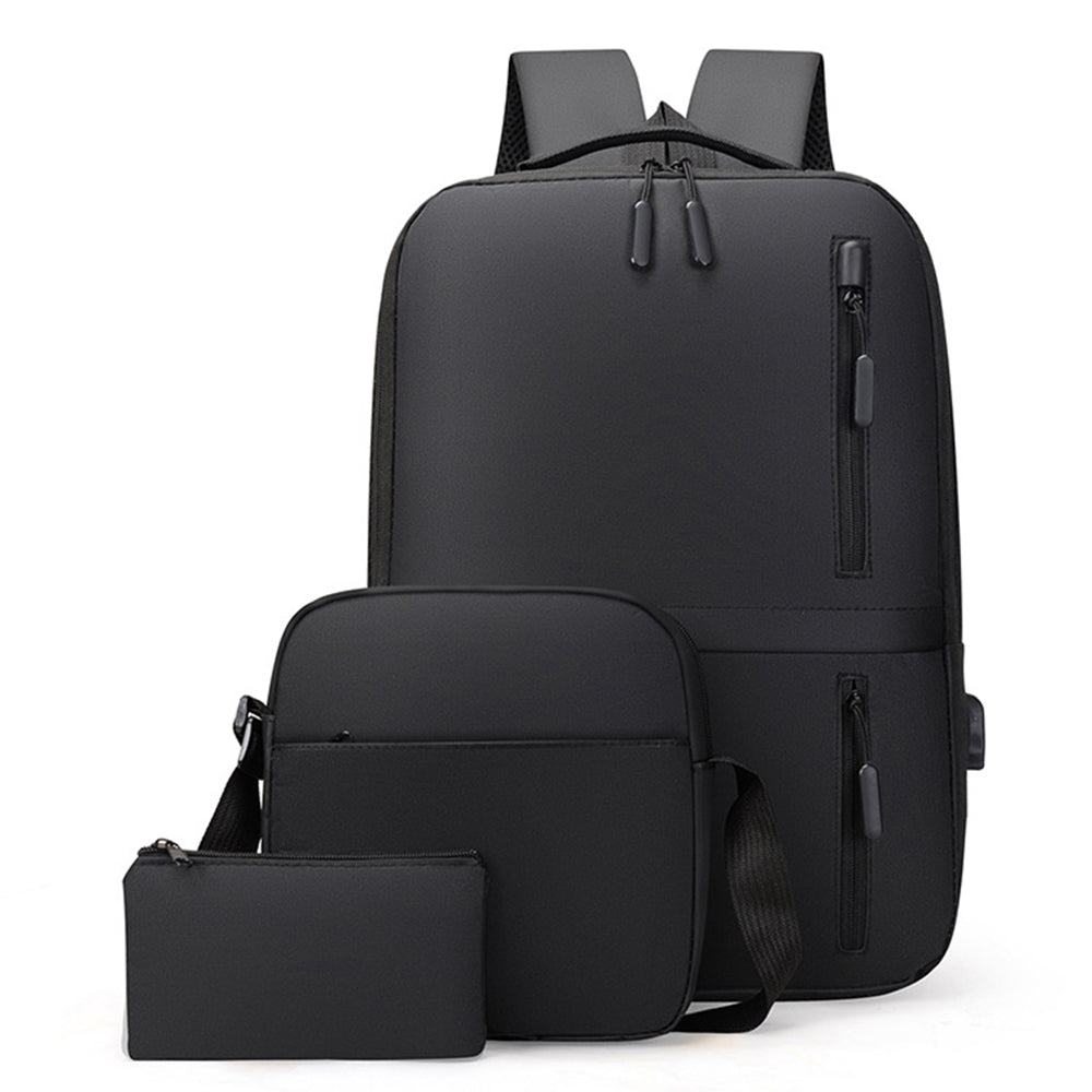 3-Piece Set Large Capacity Laptop Backpack