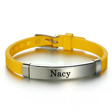 Load image into Gallery viewer, Personalised Kids Baby ID Bracelets

