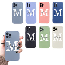 Load image into Gallery viewer, Initial Name Phone Case for iPhone
