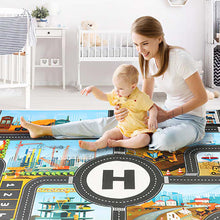 Load image into Gallery viewer, Kids Simulation Parking Lot Traffic Map Play Mat
