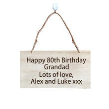 Load image into Gallery viewer, Personalised Wooden Sign

