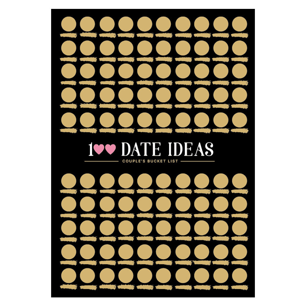 100 Dates Scratch off Bucket List Poster – fancycustomize