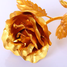 Load image into Gallery viewer, Valentine&#39;s Day Gold Foil Plated Rose Flower
