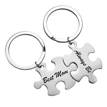 Load image into Gallery viewer, Personalised Puzzle Partner Keychain with Engraving
