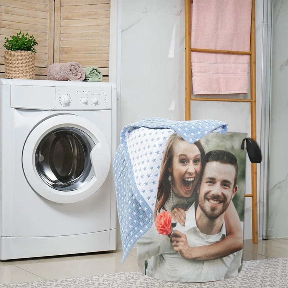 Personalised Photo Laundry Basket