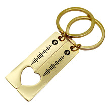 Load image into Gallery viewer, 2Pcs Personalised Spotify Code Keychain
