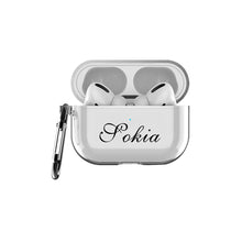 Load image into Gallery viewer, Personalized Name Airpod Case with Keychain
