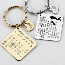 Load image into Gallery viewer, Custom Date Keychain
