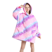 Load image into Gallery viewer, Kids Wearable Blanket Hoodie
