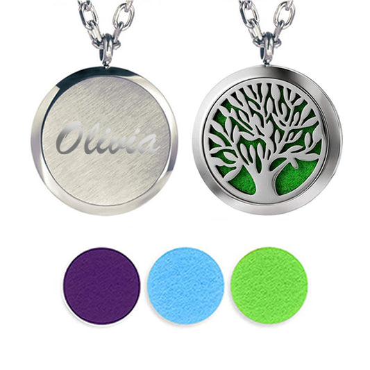 Personalised Aromatherapy Essential Oil Diffuser Necklace