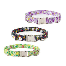 Load image into Gallery viewer, Personalised Flower Floral Dog Collar
