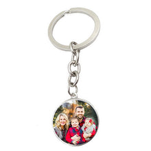 Load image into Gallery viewer, Personalised Photo Pendants Custom Keychain
