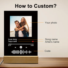 Load image into Gallery viewer, Personalised Scannable Spotify Code Night Light
