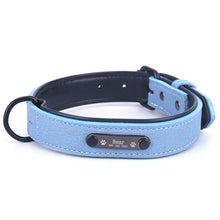 Load image into Gallery viewer, Personalised PU Microfiber Leather Pet Collar
