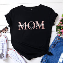 Load image into Gallery viewer, Personalised Mom Shirt Kid Names Shirt
