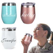 Load image into Gallery viewer, Personalised Insulated Wine Tumbler
