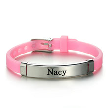 Load image into Gallery viewer, Personalised Kids Baby ID Bracelets
