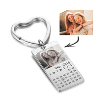 Load image into Gallery viewer, Personalised Calendar Photo Keychain
