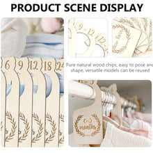 Load image into Gallery viewer, 7 Pack Wooden New born Baby Clothes Dividers
