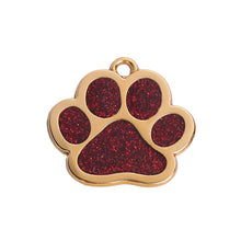 Load image into Gallery viewer, Personalised Glitter Engrave Pet ID Tags
