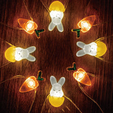 Load image into Gallery viewer, Bunny and Carrot Easter Decoration Lights
