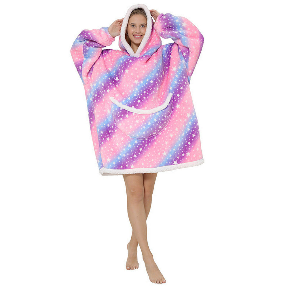 Over-size Wearable Hoodie Blanket for Adults