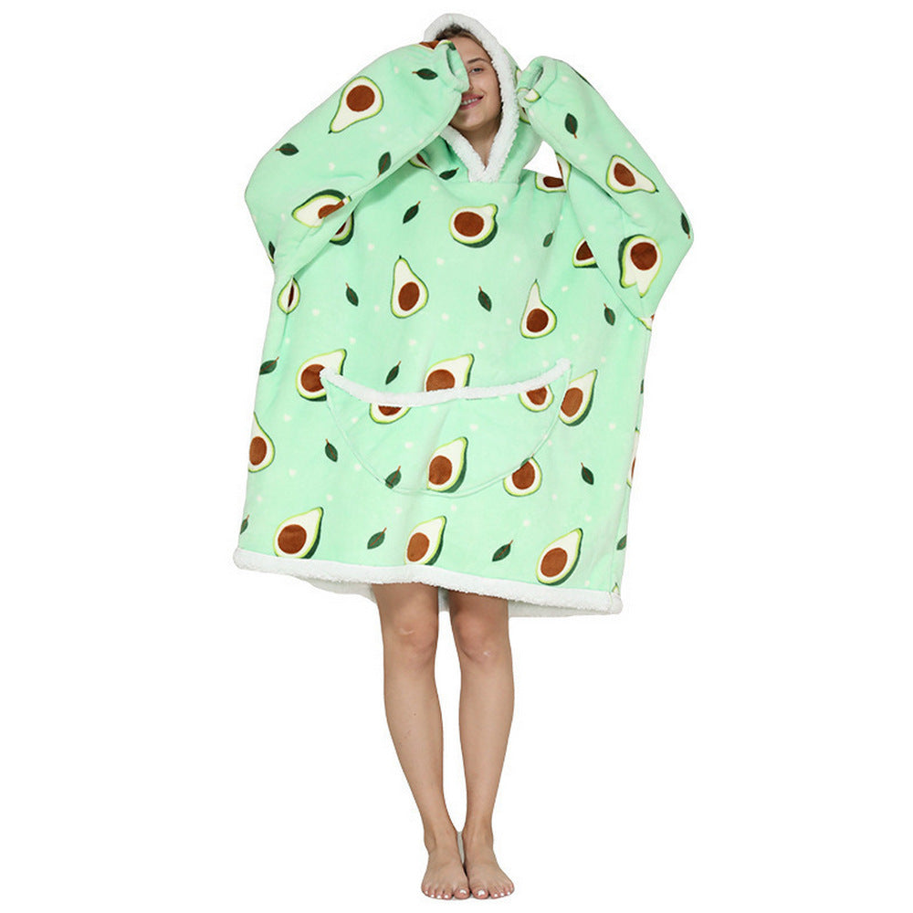 Over-size Wearable Hoodie Blanket for Adults