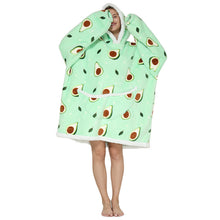 Load image into Gallery viewer, Over-size Wearable Hoodie Blanket for Adults
