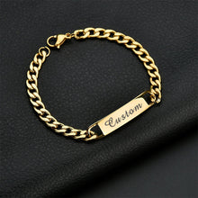 Load image into Gallery viewer, Personalised Name Chain Bracelet
