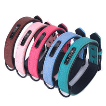 Load image into Gallery viewer, Personalised PU Microfiber Leather Pet Collar
