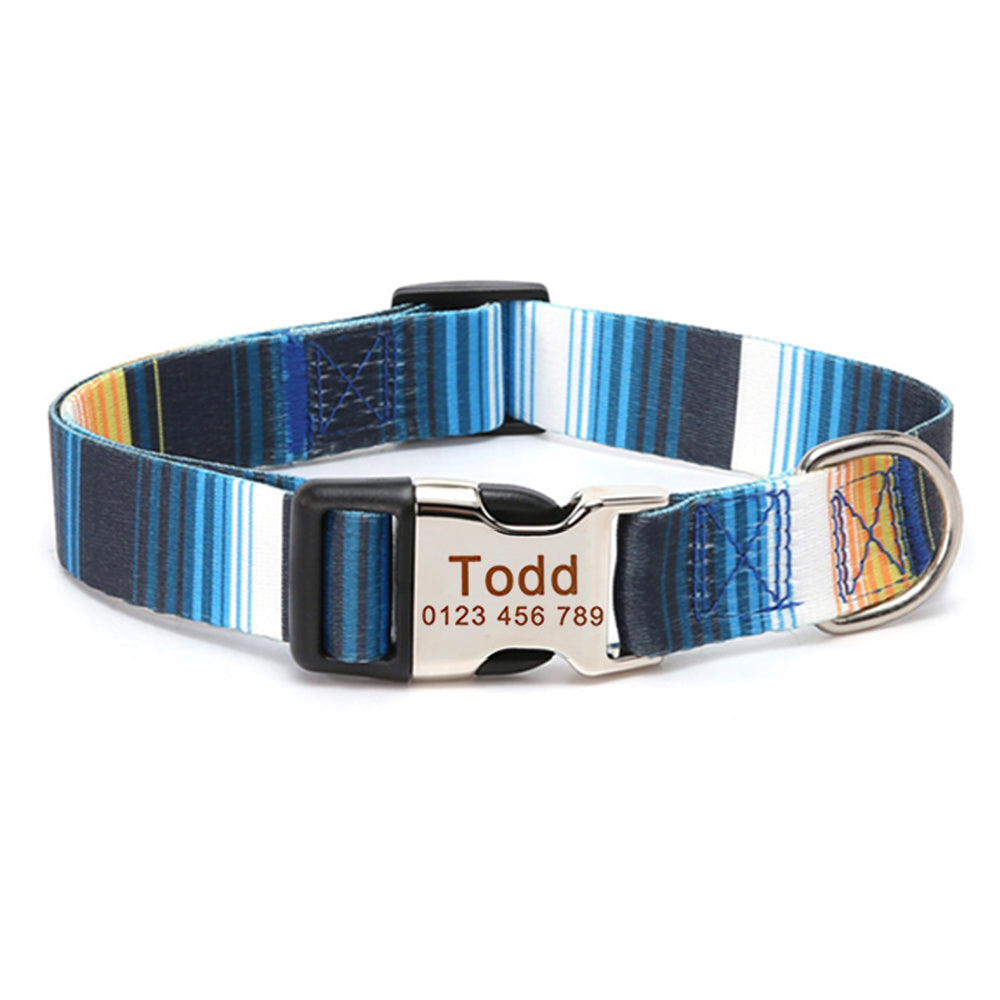 Personalized Engraved Name Dog Collar
