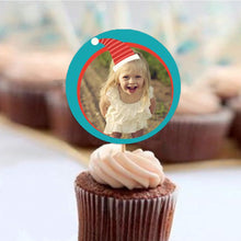 Load image into Gallery viewer, 8Pcs Personalised Photo Cupcake Toppers
