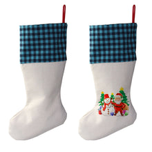 Load image into Gallery viewer, Personalised Photo Christmas Stocking
