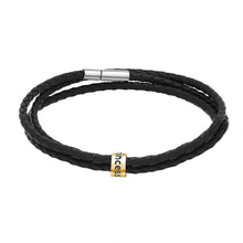 Load image into Gallery viewer, Personalized Mens PU Leather Bracelet
