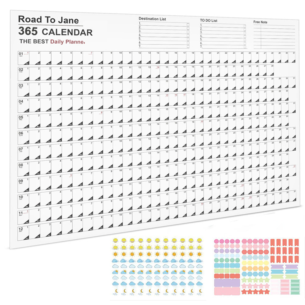 2023 Wall Calendar Year Planner Poster