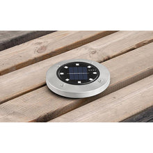 Load image into Gallery viewer, Two-Piece Eight-LED Solar-Powered in-Ground Lights
