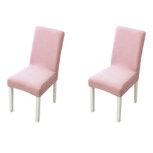 Load image into Gallery viewer, 2Pcs Stretchable Elastic Grid Dining Chair Covers
