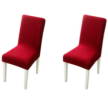 Load image into Gallery viewer, 2Pcs Stretchable Elastic Grid Dining Chair Covers
