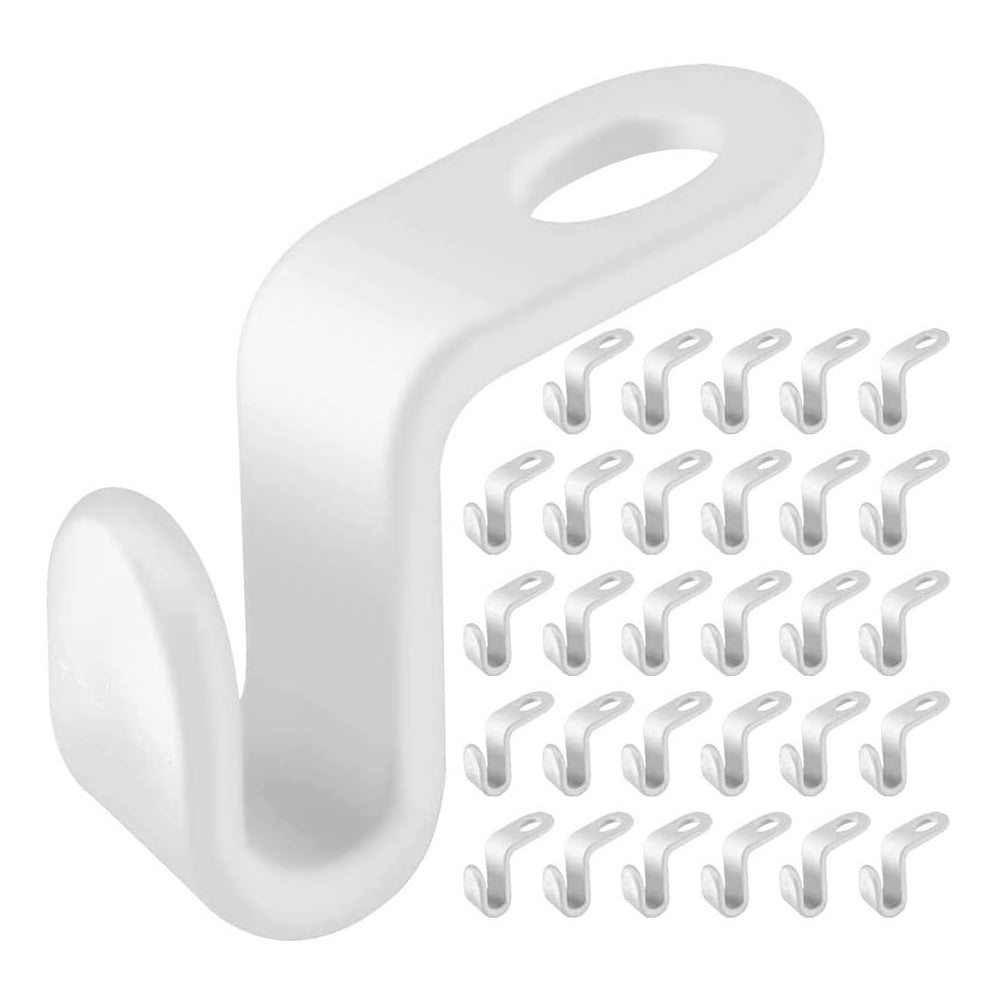 30-Pack of Clothes Hanger Connector Hooks