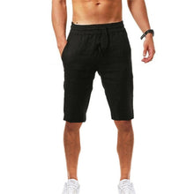 Load image into Gallery viewer, Men&#39;s Cotton-Linen Bermuda Shorts
