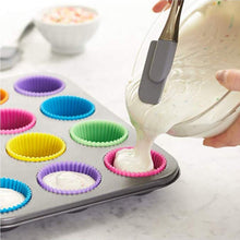 Load image into Gallery viewer, 10pcs Reusable Silicone Non-Stick Cake Moulds Sets
