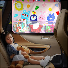 Load image into Gallery viewer, Printed Car Sunshade with Mesh Pocket
