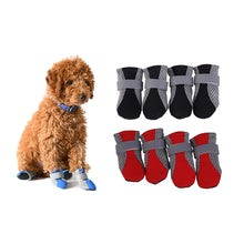 Load image into Gallery viewer, Set of Four Breathable Pet Boots

