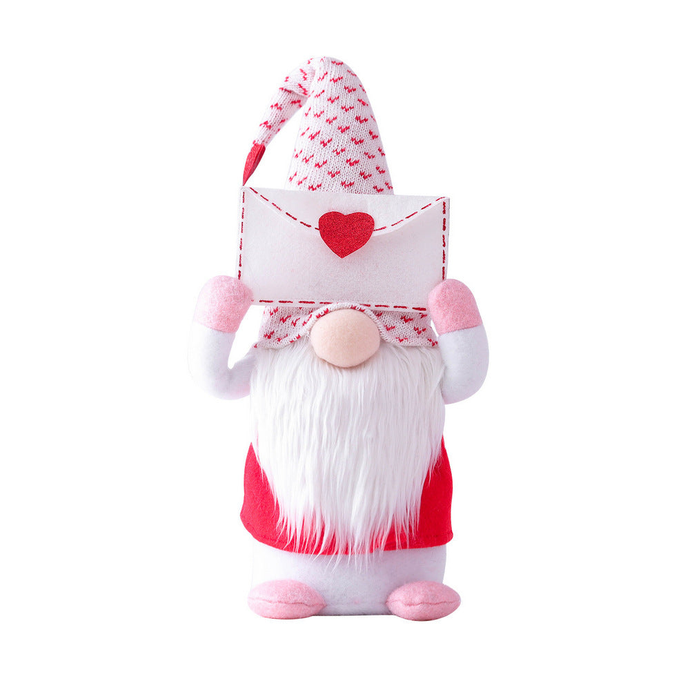 Valentine's Day Gnome Doll Ornaments Gift