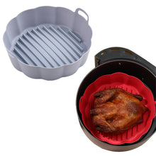 Load image into Gallery viewer, Two-Piece FDA Certified Reusable Silicone Air Fryer Liner
