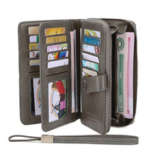 Load image into Gallery viewer, Women&#39;s PU Leather RFID Blocking Wallet
