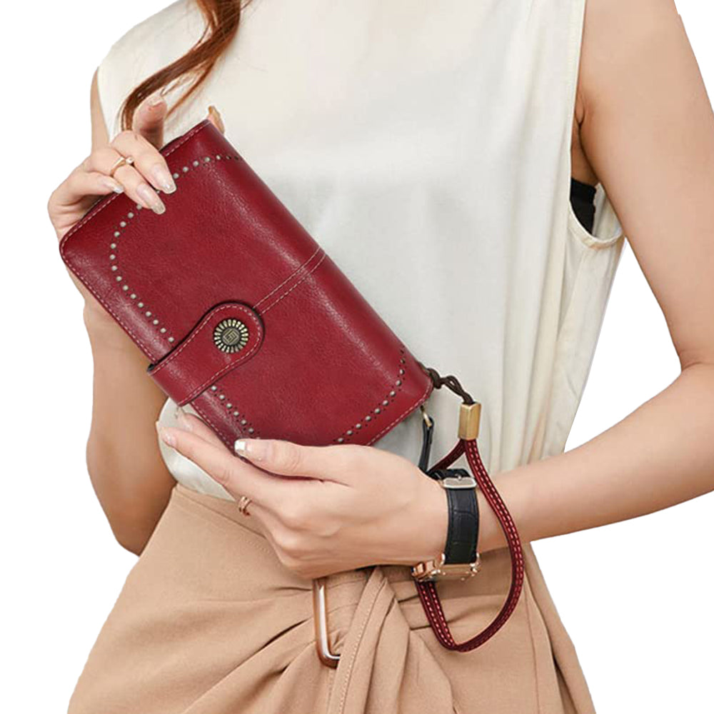 Women's PU Leather RFID Blocking Wallet