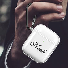Load image into Gallery viewer, Personalized Name Airpod Case with Keychain
