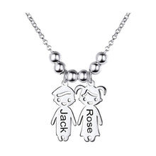 Load image into Gallery viewer, Customised Name Date Engraved Necklace
